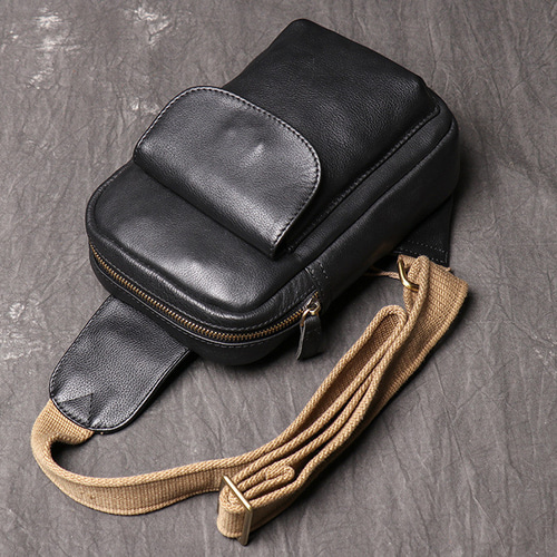 本革 チェストバッグ レザー ショルダーバッグ メンズ