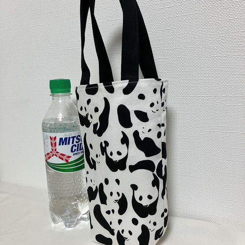 ハンドメイド　オーダー　水筒　カバー　パンダ BOTOCO｜パンダモチーフのボトルカバー - Heming's online store
