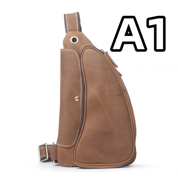 本革 チェストバッグ レザー ショルダーバッグ メンズ オートバイバッグ 牛革ボディバッグ彼氏友達父の日誕生日プレゼント 本革 メンズ ショルダーバッグ バッグ 旅行バッグ