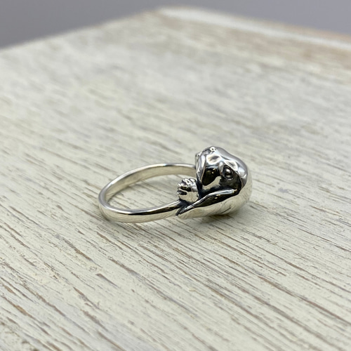 ロップイヤーうさぎリング 指輪・リング arabesque arts 通販 16131365