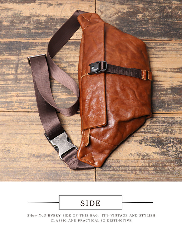 本革 チェストバッグ レザー ショルダーバッグ メンズ オートバイバッグ 牛革ボディバッグ彼氏友達父の日誕生日プレゼント 本革 メンズ ショルダーバッグ バッグ 旅行バッグ