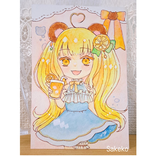 手描きイラスト オリジナル【ふたごのくま】 手描きイラスト オリジナル【ふたごのくま】