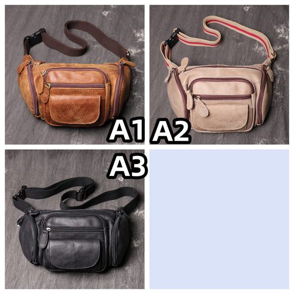 本革 チェストバッグ レザー ショルダーバッグ メンズ オートバイバッグ 牛革ボディバッグ彼氏友達父の日誕生日プレゼント バッグ・カバン バッグ・カバン（メンズ） ボディバッグ・ウエストポーチ E1255102270(9685円)