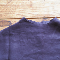紫色亞麻T恤衫 第8張的照片
