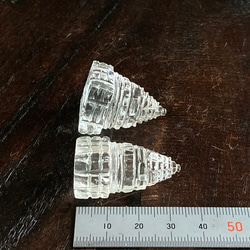 5A ヒマラヤ水晶 シュリヤントラ 14-18g 置石 天然石 1個 b 9枚目の画像