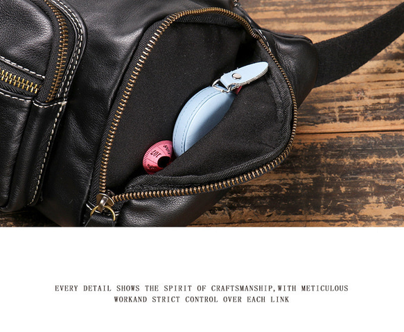 本革 チェストバッグ レザー ショルダーバッグ メンズ オートバイバッグ 牛革ボディバッグ彼氏友達父の日誕生日プレゼント G1685925940(12870円)