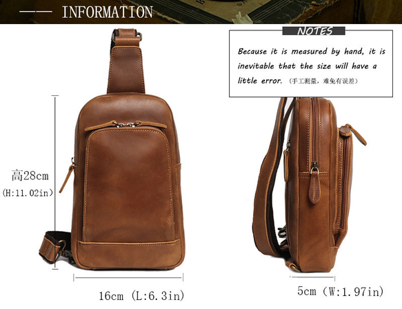 本革 チェストバッグ レザー ショルダーバッグ メンズ オートバイバッグ 牛革ボディバッグ彼氏友達父の日誕生日プレゼント 本革 メンズ ショルダーバッグ バッグ 旅行バッグ