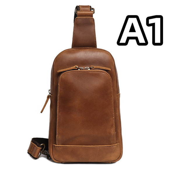 本革 チェストバッグ レザー ショルダーバッグ メンズ オートバイバッグ 牛革ボディバッグ彼氏友達父の日誕生日プレゼント 本革 メンズ ショルダーバッグ バッグ 旅行バッグ