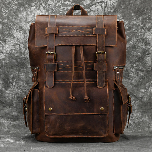 リュックサック 大容量 メンズ 本革 レザー アンティーク バックパック