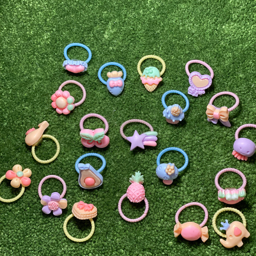 ベビー キッズ ヘアゴム 6個セット ヘアゴム スーパー☆マホミヤ 通販 