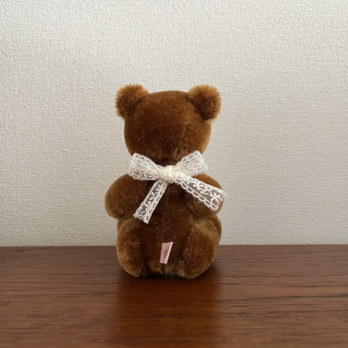 オーダー用】口開きテディベア 高級モヘア ぬいぐるみ menino