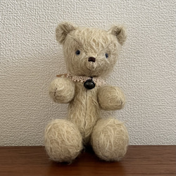 小さなくま(ベージュ) ぬいぐるみ ya_no 通販 16132752｜Creema