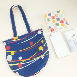 水風船の2way巾着バッグ　赤 10枚目の画像