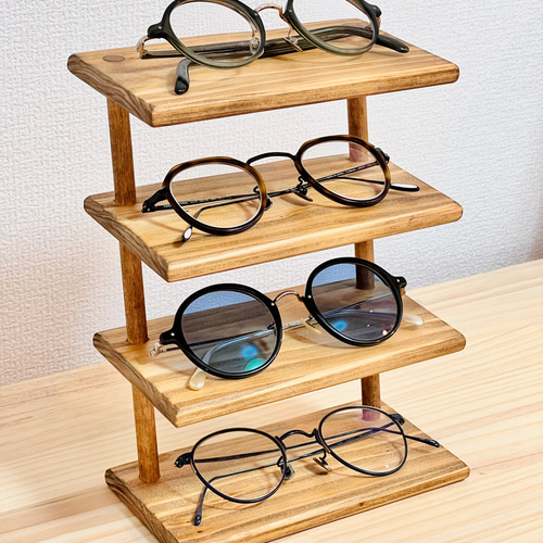 木製メガネスタンド その他家具 トラヤ木工 通販 16133060｜Creema
