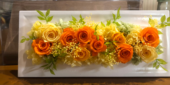 プリザーブドフラワーフレーム  Q1264297835(9750円)