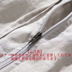 一件帶帽亞麻短上衣，穿起來涼爽舒適。淺灰色。 230613-3 第5張的照片