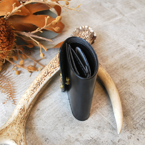 ミニ財布 / 小さい財布 / コンパクト財布 / スタッズ / アポロコンチョ