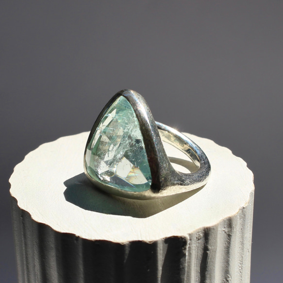 Aquamarine + Diamond / SV925 2枚目の画像