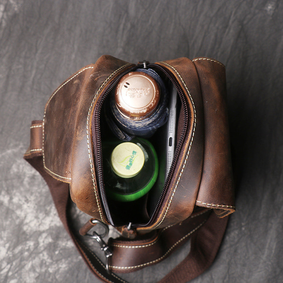 本革 チェストバッグ レザー ショルダーバッグ メンズ オートバイバッグ 牛革ボディバッグ彼氏友達父の日誕生日プレゼント 本革 メンズ ショルダーバッグ バッグ 旅行バッグ