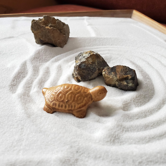 添配や盆景に【ミニチュア 亀（中）】かめ カメ kame KAME 枯山水 苔