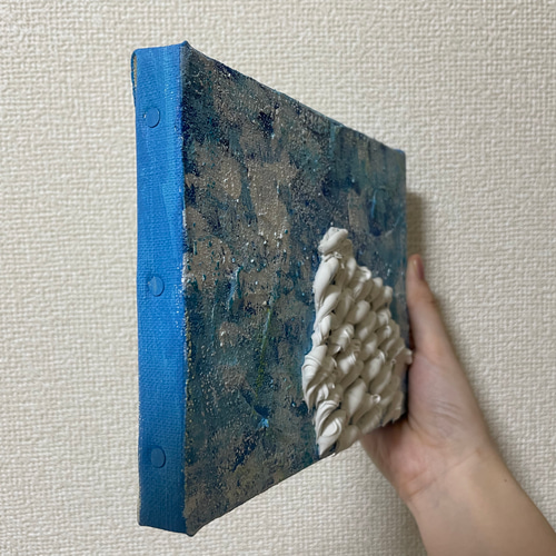 あおぞら / テクスチャーアート / 抽象画 / 原画 絵画 memerapo