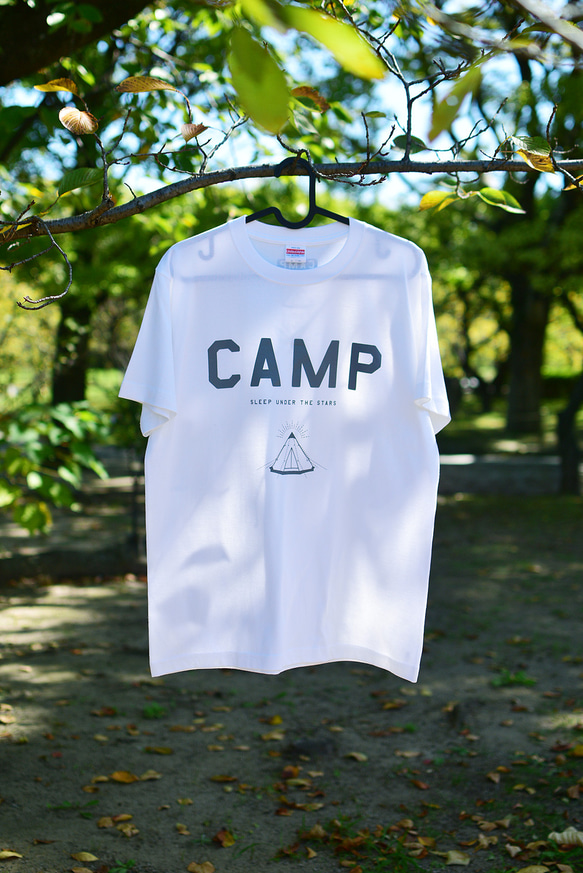 CAMP Tシャツ v2（white） 1枚目の画像