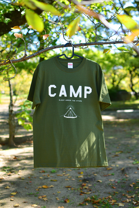 CAMP Tシャツ v2（olive） 1枚目の画像