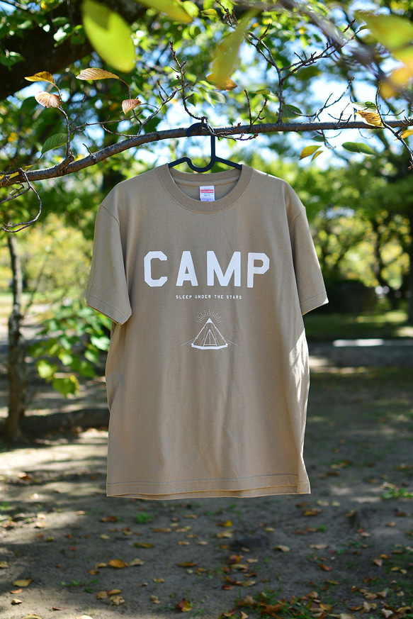 CAMP Tシャツ v2（khaki） 1枚目の画像