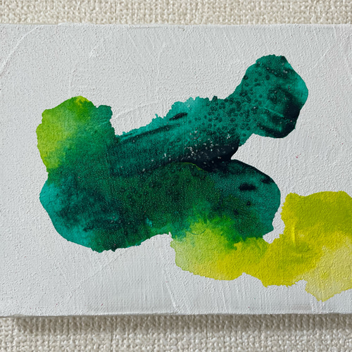 コケがおどる / テクスチャーアート / 抽象画 / 原画 絵画 memerapo