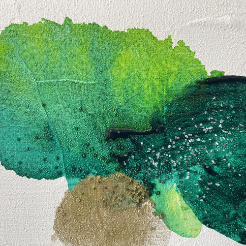 Green Rose 絵画原画 アクリル画テクスチャーアート Green Rose 絵画原画 アクリル画テクスチャーアート - メルカリ