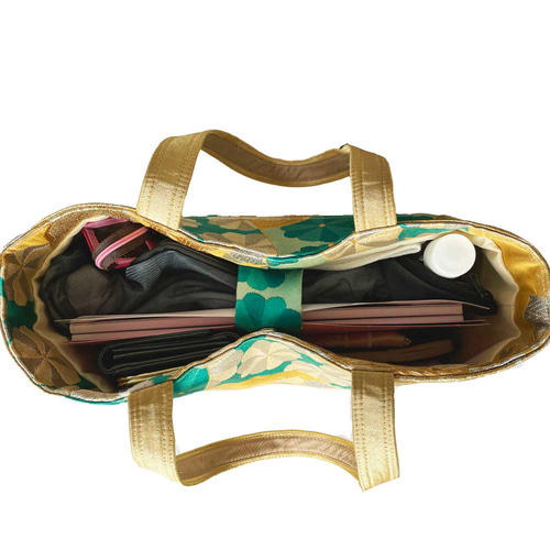 ★専用★３品おまとめ❤帯リメイクバック❤渋めな金色お姫様❤大容量トート❤２ウェイ ☆専用☆3品おまとめ❤帯リメイクバック❤渋めな金色