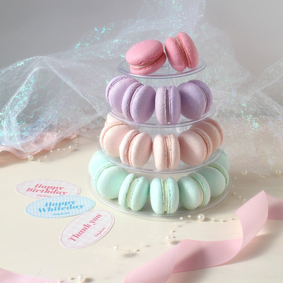 【パステルマカロンタワー】レアチーズケーキ~ Pastel Dreamy Macaron Tower ~ 7枚目の画像