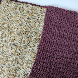 【SOLD OUT】コガネグモのニットクラッチ 3枚目の画像