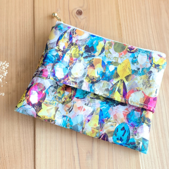 リバティ ティッシュポーチ ＜Alexandra＞(アレクサンドラ)イエロー ポーチ AQUADrop 通販｜Creema(クリーマ