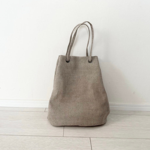 最終価格arts&science 巾着バッグリネン 