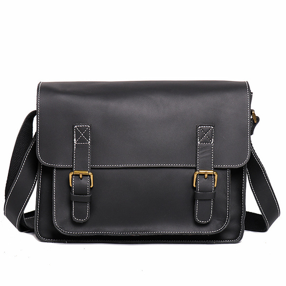 本革ショルダーバッグ メンズ レザー 斜めかけ メッセンジャーバッグ 牛革ボディバッグ 彼氏 友達 父の日 誕生日黒 メンズ メッセンジャーバッグ 彼氏 友達 父の日 バッグ 旅行バッグ 本革