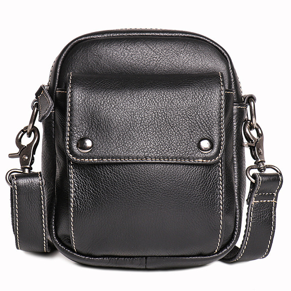 本革ショルダーバッグ メンズ レザー 斜めかけ メッセンジャーバッグ 牛革ボディバッグ 彼氏 友達 父の日 誕生日黒 メンズ メッセンジャーバッグ 彼氏 友達 父の日 バッグ 旅行バッグ 本革