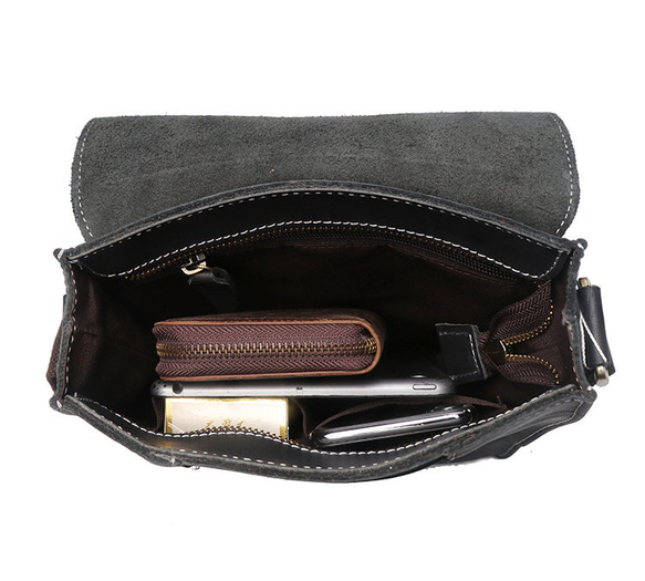 本革ショルダーバッグ メンズ レザー 斜めかけ メッセンジャーバッグ 牛革ボディバッグ 彼氏 友達 父の日 誕生日黒                                     お求め前にお読みいただくと安心 I1438008730(10920円)