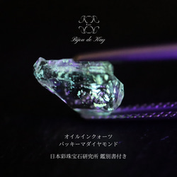 古代の石油内包 オイルインクォーツ パキスタン 水晶 1.36ct 天然石