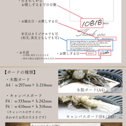 結婚式 両親への贈り物 子育て感謝状 贈呈品 ウエディング 両親 贈り物【フォトキャンバス感謝状縦】W-Board001 5枚目の画像