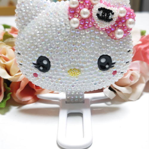 パンチラキティちゃん　新品未使用 キティちゃんのミラー ☆未使用 弱く