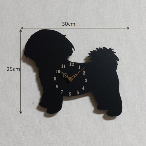 チワワ シーズー 掛け時計(ハンドメイド）犬雑貨 - メルカリ