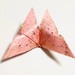 蝶のブローチ・ピンク 2枚目の画像