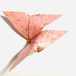 蝶のブローチ・ピンク 8枚目の画像