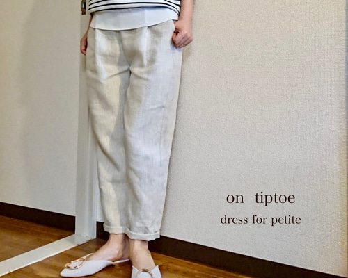 J.作家さん ハンドメイド リネン パンツ 93373dd74f49e4960f7c38efc6e08e