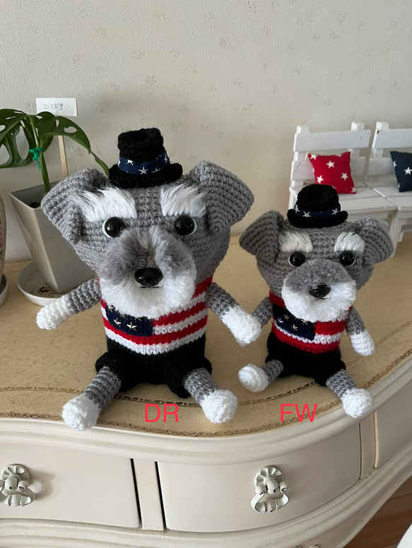 ヘッドカバー トイプードル とシュナウザーFW