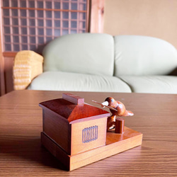 昭和 レトロ ようじ入れ 不思議 爪楊枝入れ 日本製 不思議なようじ鳥 木製 キッチン 13枚目の画像