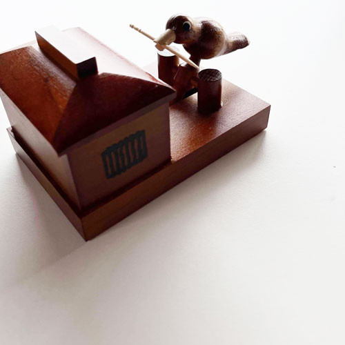 昭和 レトロ ようじ入れ 不思議 爪楊枝入れ 日本製 不思議なようじ鳥