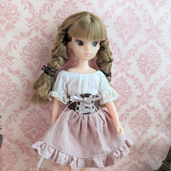 1159※ハルモニアブルームアウトフィット※単品※白のレース袖のラグラン