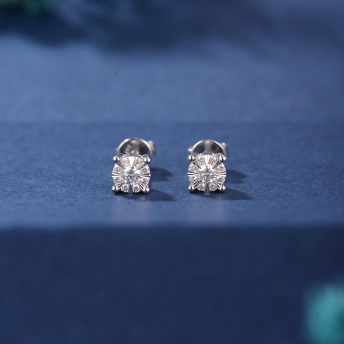 天然ダイヤモンドピアス0.26ct k18 ピアス（スタッド・一粒） パール 